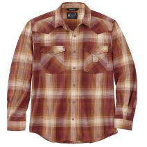 Barnwood Montana Rugged Flex™ Relaxed Fit Lightweight Long-Sleeve Snap-Front Plaid Shirt