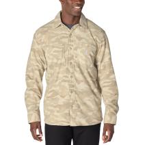 Fossil Tan Camo Seneca Loose Long-Sleeve Printed Shirt