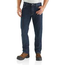 Deep Indigo Wash Flame-Resistant Relaxed Fit Rugged Flex® Jean