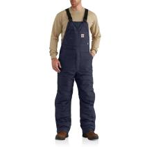Dark Navy Flame Resistant Quick Duck® Bib Overall - Quilt Lined