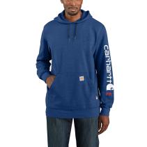 Lakeshore Flame-Resistant Force&reg; Midweight Sleeve Logo Hooded Sweatshirt