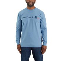 Coastal Heather Flame-Resistant Force® Long Sleeve Logo Graphic T-Shirt