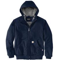 Dark Navy Flame Resistant Loose Fit Duck Insulated Active Jac