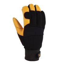 Black Lined Deerskin Work Glove