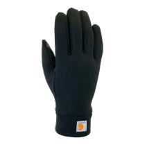 Black Stretch Fleece Liner Glove