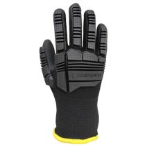 Grey/Black Thermal Knuckle Guard Nitrile Glove