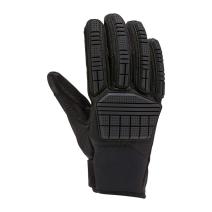 Black Storm Defender™ Insulated Leather Knuckle Guard Glove