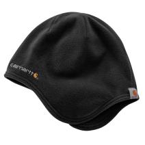 Black Fleece Earflap Hat