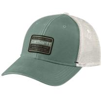 Leaf Green Canvas Mesh-Back Quality Graphic Cap