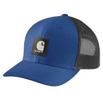 Glass Blue Rugged Flex® Twill Mesh-Back Logo Patch Cap
