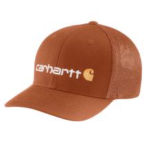 Burnt Sienna Rugged Flex® Fitted Canvas Mesh-Back Graphic Cap
