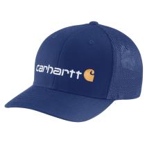 Scout Blue Rugged Flex® Fitted Canvas Mesh-Back Graphic Cap