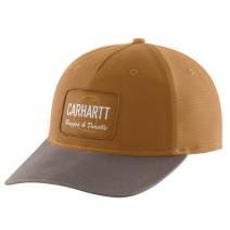 Carhartt Brown Canvas Rugged Patch Cap