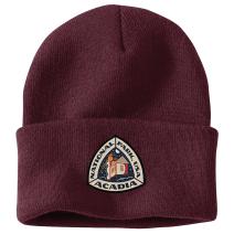 Port Knit Cuffed Acadia National Park Patch Beanie
