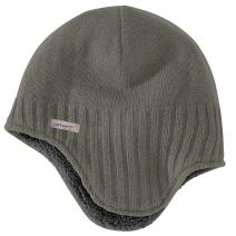 Dusty Olive Knit Sherpa Lined Earflap Hat