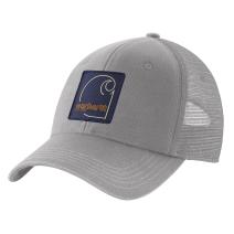 Asphalt Canvas Mesh-Back C Patch Cap