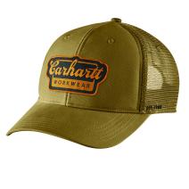 Golden Grass Rugged Flex™ Twill Mesh-Back Script Patch Cap