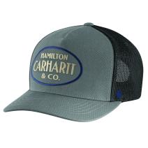 Steel Twill Mesh-Back Hamilton Embroidered Cap