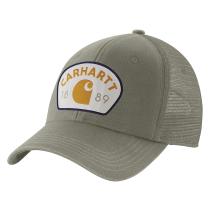 Dusty Olive Canvas Mesh-Back 1889 Patch Cap