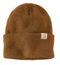 Carhartt Brown Knit Waffle Beanie