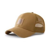 Carhartt Brown Washed Duck Mesh-Back Cap