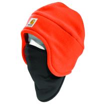Bright Orange Fleece 2-n-1 Headwear
