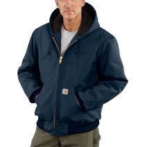 Dark Navy Duck Active Jacket - Quilted Flannel Lined