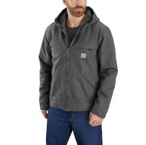 Gravel Washed Duck Jacket - Sherpa Lined