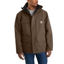 Coffee Super Dux™ Relaxed Fit Insulated Traditional Coat