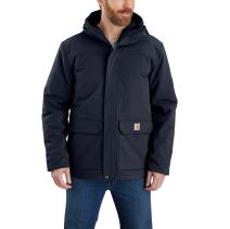Navy Super Dux™ Relaxed Fit Insulated Traditional Coat