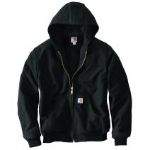 Black Loose Fit Firm Duck Insulated Active Jacket