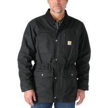 Black Montana Rugged Flex&trade; Duck Ranch Coat