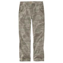 Fossil Tan Camo Relaxed Straight Rigby Dungaree