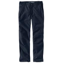 Navy Rugged Flex® Slim Fit Canvas 5-Pocket Tapered Pant