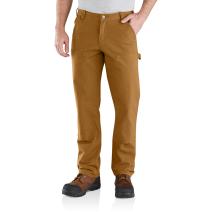 Carhartt Brown Rugged Flex® Relaxed Fit Double Front Pant