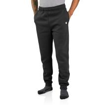 Black Relaxed Fit Midweight Tapered Sweatpant