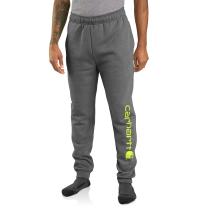 Carbon Heather Relaxed Fit Midweight Tapered Graphic Sweatpant