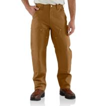 Carhartt Brown Double Front Work Loose Fit Pant