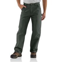 Moss Washed Duck Work Loose Fit Pant