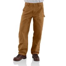 Carhartt Brown Double Front Washed Duck Loose Fit Pant