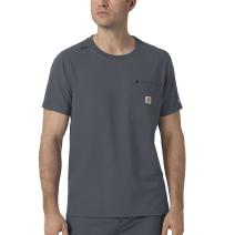 Approaching Storm Men's Force&reg; Cross-Flex Crew Neck Scrub Top