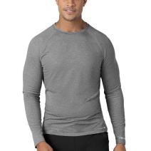 Grey Heather Force® Modern Fit Long Sleeve Heathered Tee