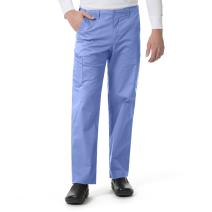 Ceil Blue Men's Straight Fit Multi-Cargo Pant