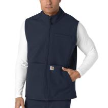 Navy Rugged Flex® Modern Fit Bonded Fleece Vest