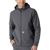 Pewter Rugged Flex® Modern Fit Bonded Fleece Hoodie