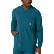 Caribbean Blue Cross-Flex Modern Fit Shirt Jacket