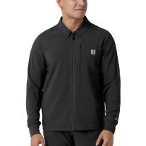 Black Men's Force® Cross-Flex Lightweight Scrub Jacket