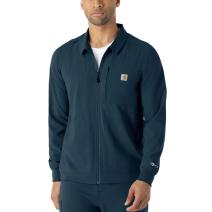 Navy Men's Force&reg; Cross-Flex Lightweight Scrub Jacket