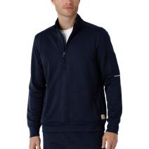 Dark Navy Rugged Flex&trade; RSCU Modern Fit Half Zip