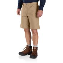 Dark Khaki Rugged Professional™ Series Relaxed Fit Short - 10 Inch